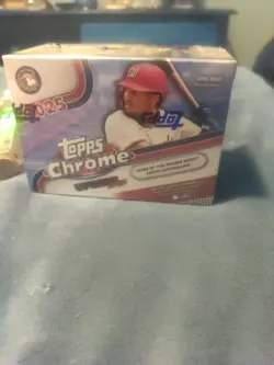 2025 Topps Chrome Update Series Baseball Blaster Box NEW SEALED - Image 2