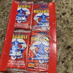 1988 Score Baseball MLB Box 36 Sealed Packs with 17 Cards per Pack Unopened - Image 2