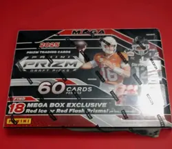 2025 Panini Prizm Draft Picks Football Mega & Refractor Box -Factory Sealed - Image 2