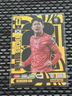 HEUNGMIN SON - FIFA World Cup 2026 - Panini Adrenalyn XL - Golden Baller - 6 - Image 1