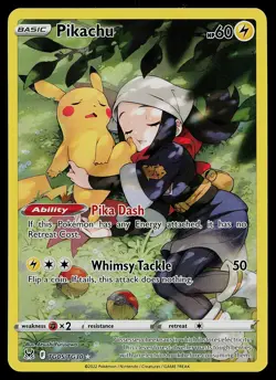 Pokemon Card - Pikachu Lost Origin Trainer Gallery TG05/TG30 Holo - Image 1