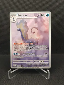 Pokemon Card - Aurorus 092/088 Illustration Rare - Perfect Order - Pack Fresh - Image 1