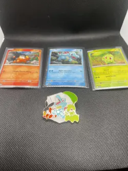 Pokemon TCG: Ascended Heroes First Partner Deluxe Pin Collection Promo Set cards - Image 1