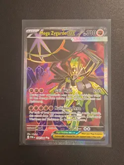 Mega Zygarde EX 104 Holo Pokemon Card Perfect Order PACK FRESH - Image 1