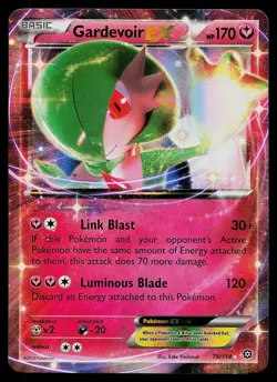 Pokemon Card - Gardevoir EX Steam Siege 78/114 Holo Rare EX 2016 - Image 1