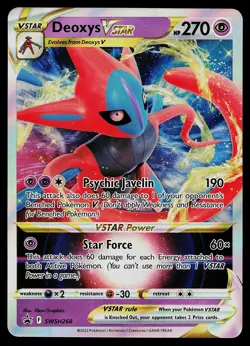 Pokemon Card - Deoxys VSTAR Sword & Shield Promo SWSH268 Holo Promo - Image 1