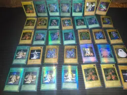 Vintage Yu-Gi-Oh! Tcg Card Lot Of 35 Foreign Holos Funny/Fake Cards! - Image 1