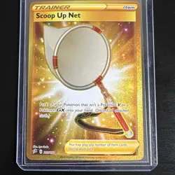 Scoop Up Net Gold (Secret) 207/192 Swsh02: Rebel Clash Holo Pokemon Card - Image 1
