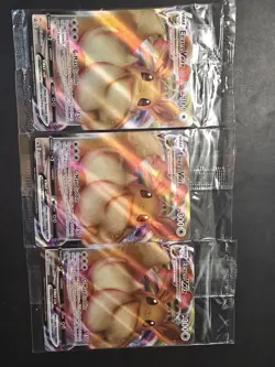 Pokemon Eevee VMAX SWSH087 Foil Promo Card Lot of 3 Sword & Shield - Image 1
