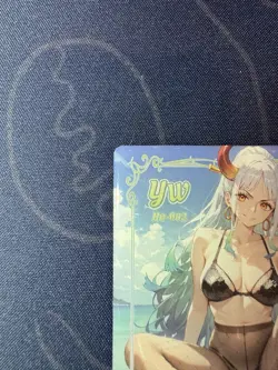 Goddess Story Yamato Black Bikini Lace Card Waifu Doujin One Piece Full Art - Image 2