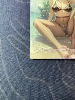 Goddess Story Yamato Black Bikini Lace Card Waifu Doujin One Piece Full Art - Image 5