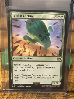 Jumbo Cactuar Magic: The Gathering Card Final Fantasy - Image 1