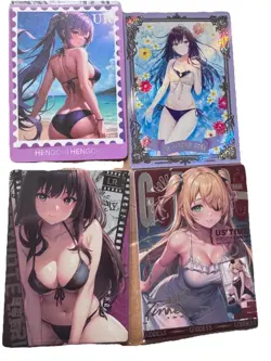 Anime Waifu Bulk Lot - 16 Assorted Waifu Cards! Miko Goddess Story - Image 2