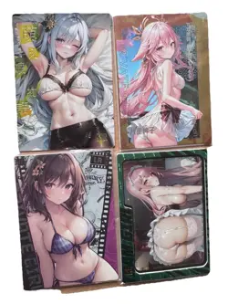 Anime Waifu Bulk Lot - 16 Assorted Waifu Cards! Miko Goddess Story - Image 4