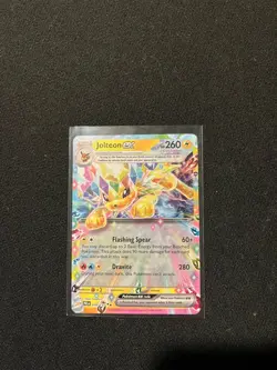 Pokemon TCG Jolteon EX Prismatic Evolutions Holo Double Rare Card 030/131 NM - Image 1