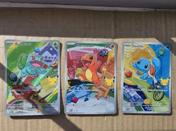 Pokemon TCG First Partner Illustration Complete Set 9 Cards Series 1 Promo - Image 2