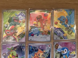 Pokemon TCG First Partner Illustration Complete Set 9 Cards Series 1 Promo - Image 4
