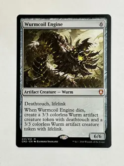 MTG Wurmcoil Engine CM2 231 Nonfoil M Lightly Played - Image 1