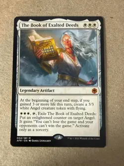 The Book of Exalted Deeds MTG AFR 004 Mythic NM - Image 1