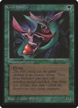 Scryb Sprites Limited Edition Beta LP MTG - Image 1