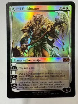 Ajani Goldmane Core Set 2011 (M11) Foil - Image 1