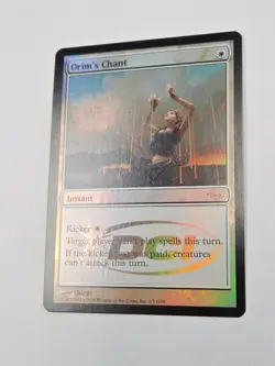 Magic The Gathering MTG Orim's Chant Foil Judge Promo 2008 - Image 1