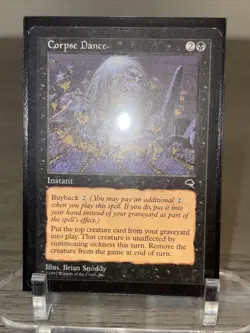 Magic: The Gathering Corpse Dance Black Instant 1997 Brian Snoddy English - Image 2