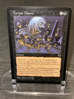 Magic: The Gathering Corpse Dance Black Instant 1997 Brian Snoddy English - Image 4