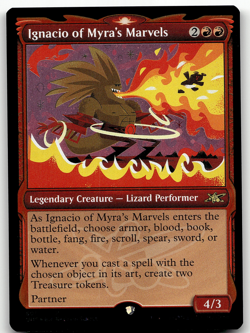 MTG Unfinity Ignacio of Myra's Marvels (Showcase) (Galaxy Foil) 501 Rare - Image 1