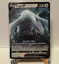 Pokemon Lugia V Ultra Rare Holo 138/195 Silver Tempest 220 HP Card - Image 1