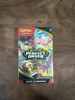 Pokemon TCG Mega Evolution Perfect Order Booster Bundles New Sealed 6 Packs - Image 1