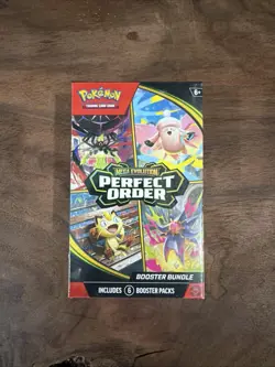 Pokemon TCG Mega Evolution Perfect Order Booster Bundles New Sealed 6 Packs - Image 2