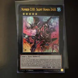 YuGiOh C101 Silent Honor Dark | Ultra Rare | MP14-EN218 NM 1st Edition - Image 1