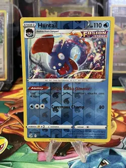 Pokemon Card - SWSH - Fusion Strike Huntail 066/264 Reverse Holo - Image 1