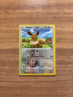 Eevee Reverse Holo - 205/264 - Fusion Strike Pokemon 2021 - Image 1
