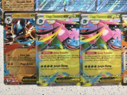 Jumbo Pokemon Card Lot! Lucario, Mega Venusaur Ex, Mega Lucario, Mega Kangaskhan - Image 5