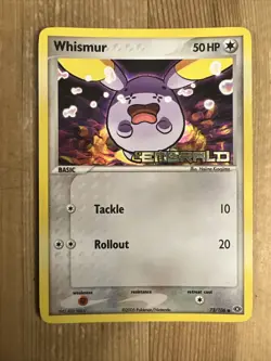 Whismur 73/106 ex Emerald Reverse Holograhic Rare Pokemon Card VLP - Image 1