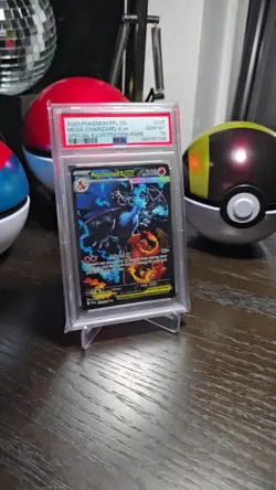PSA 10 Mega Charizard X EX 125/094 Special Illustration Rare PFL Pokemon TCG - Image 2