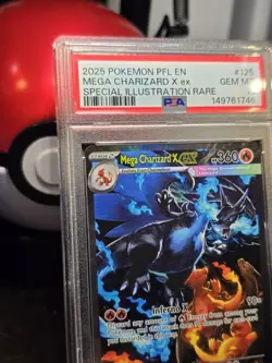 PSA 10 Mega Charizard X EX 125/094 Special Illustration Rare PFL Pokemon TCG - Image 4