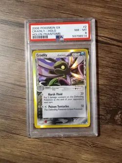 Cradily 2/110 EX Holon Phantoms Holo Rare Pokemon - PSA 8 NM - MT - Image 1