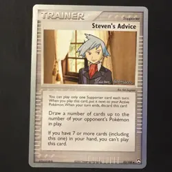 Pokemon Steven's Advice 2008 World Champs Tristan Robinson 83/108 - Image 4