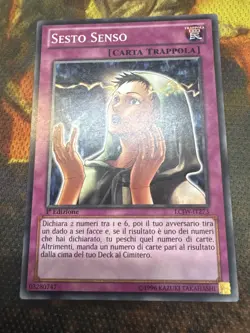 Yugioh - LCJW - Sixth Sense - 1st Edition - NM Card-Common Rarity ITALIAN - Image 1