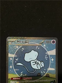 Pokemon Mew SIR SV Paldean Fates 232/091 Special Illustration Rare Bubble Mew nm - Image 2