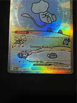 Pokemon Mew SIR SV Paldean Fates 232/091 Special Illustration Rare Bubble Mew nm - Image 3