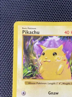 Pokemon Pikachu 58/102 Base Set Shadowless Yellow Cheeks MP WOTC English 1999 - Image 2