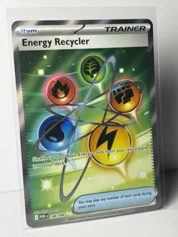 Energy Recycler 108/088 Me03: Perfect Order Holo POKEMON SLEEVED AND TOP LOADED - Image 1