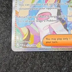 pokemon rosa's encouragement 123/088 ultra rare trainer por full art holo engli… - Image 3