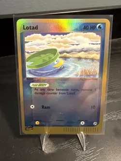 POKEMON Lotad - #66/100 Reverse Holo Sandstorm NM - Image 1