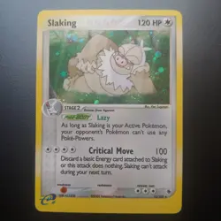 Pokemon TCG: Slaking Holo Rare Ruby and Sapphire 12/209 - Image 1