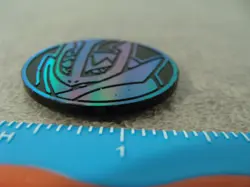 Pokemon Coin Empoleon Plastic Blue Iridescent Holofoil TCG Trading Card Game - Image 3